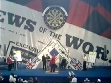 Die Bühne beim Finale 1976