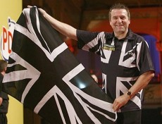 Ronnie Baxter mit seinem Markenzeichen