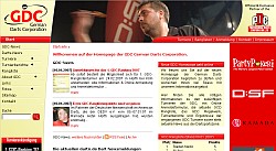 Neue webseite der german darts corporation gdc geht online 2007 01