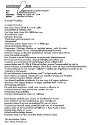 Samras Brief an mich