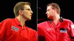 Die weltmeister john part und mark webster treten gegeneinander an 2008 02
