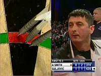 Mensur gegen Smith - PDC WM 2008