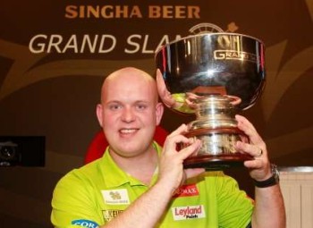 Michael van gerwen gewinnt den grand slam of darts 2015 2015 11 16