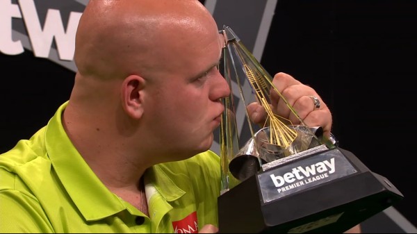Michael van gerwen gewinnt die premier league darts 2016 2016 05