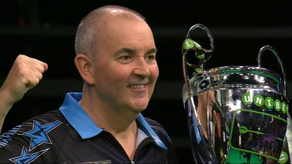 Champions league of darts 2016 phil taylor gewinnt turnier premiere in cardiff 2016 09