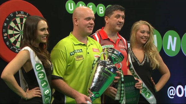 Michael van gerwen zum dritten mal european champion suljovic erreicht finale 2016 10 30