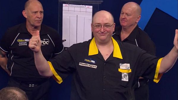 Pdc dart wm 2017 tag 3 nachmittag gilding siegt im sudden death van de pas mit muehe 2016 12