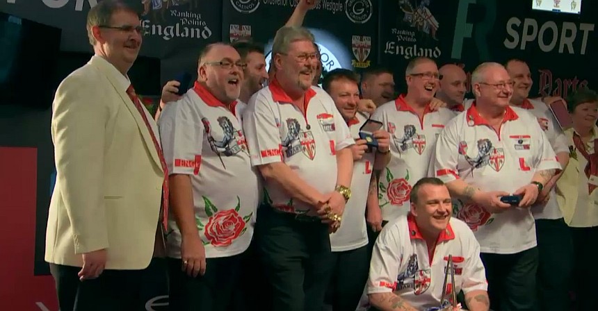 Bdo british internationals 2017 team england dominiert in bradford hogan mit 9 darter 2017 03 28