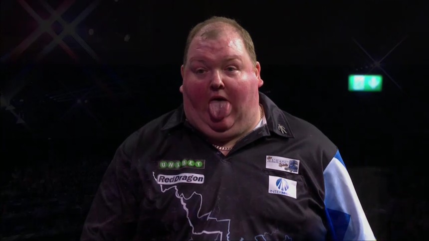 World grand prix tag 1 john henderson wirft michael van gerwen aus dem turnier 2017 10