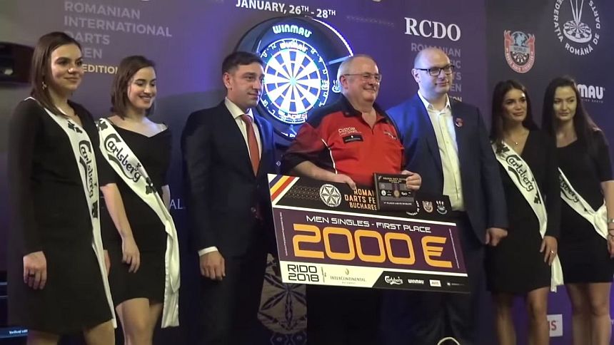 Romanian darts festival 2018 phillips day hedman podgorska erfolgreich 2018 01 30