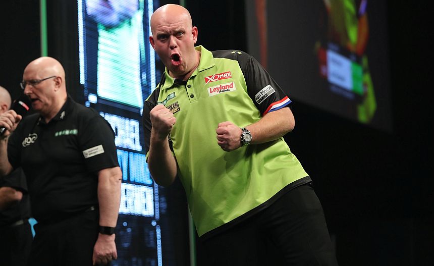 Michael van gerwen gewinnt erstes players championship turnier 2018 2018 02