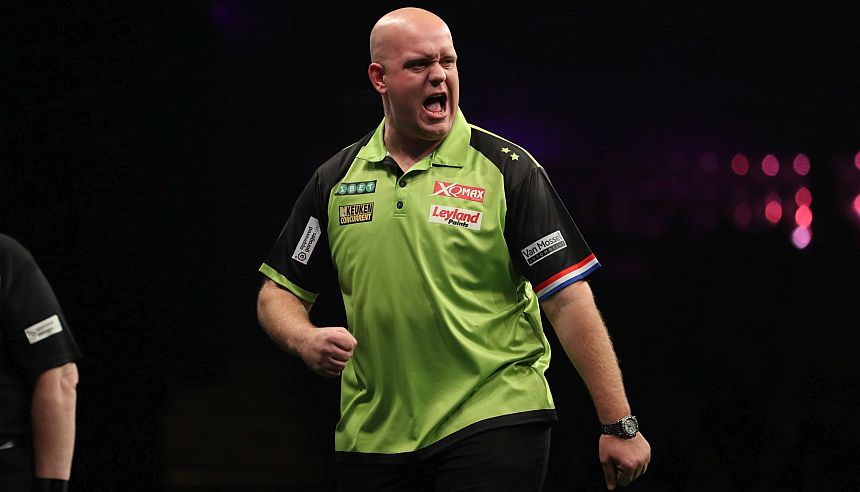 Van gerwen gewinnt auch zweites players championship turnier 2018 02
