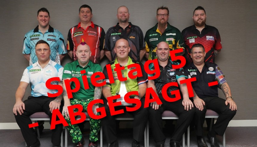 Premier league darts 2018 spieltag 5 in exeter abgesagt 2018 03 01