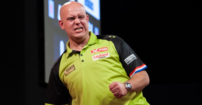 Michael van gerwen zum fuenften mal vor heimischen publikum siegreich 2018 05 13