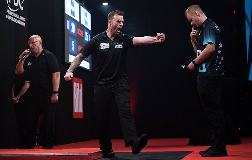 Dutch darts championship hopp verspielt hohe fuehrung 2018 09