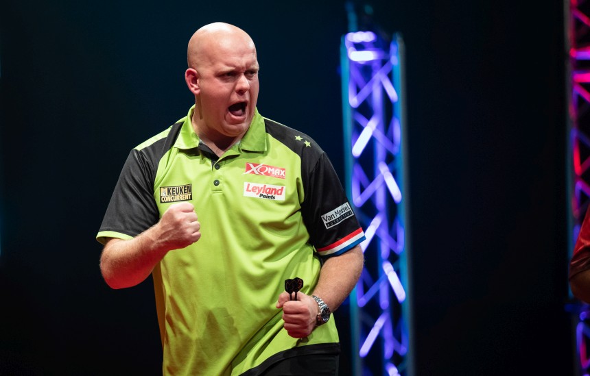 Players championship nr 3 michael van gerwen mit 9 darter und titel 2019 02