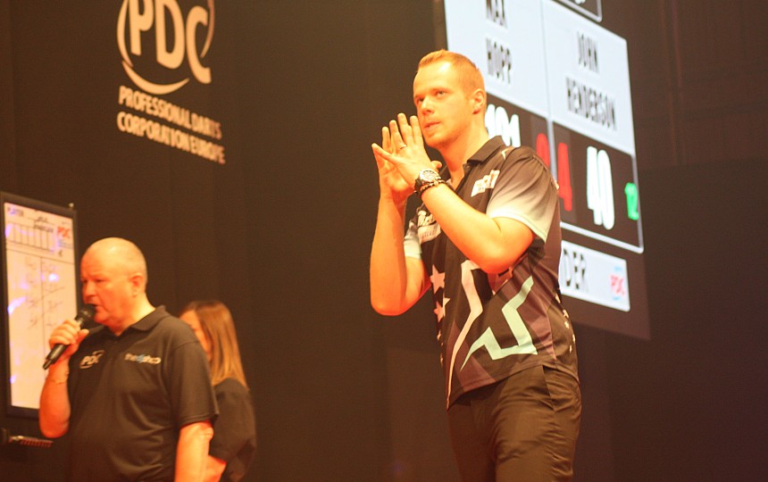 German darts open titelverteidiger hopp scheitert an anfangshuerde 2019 04