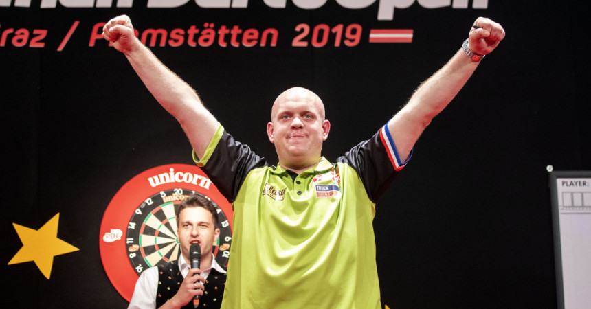 Michael van gerwen siegt bei den austrian darts open in graz 2019 05 05