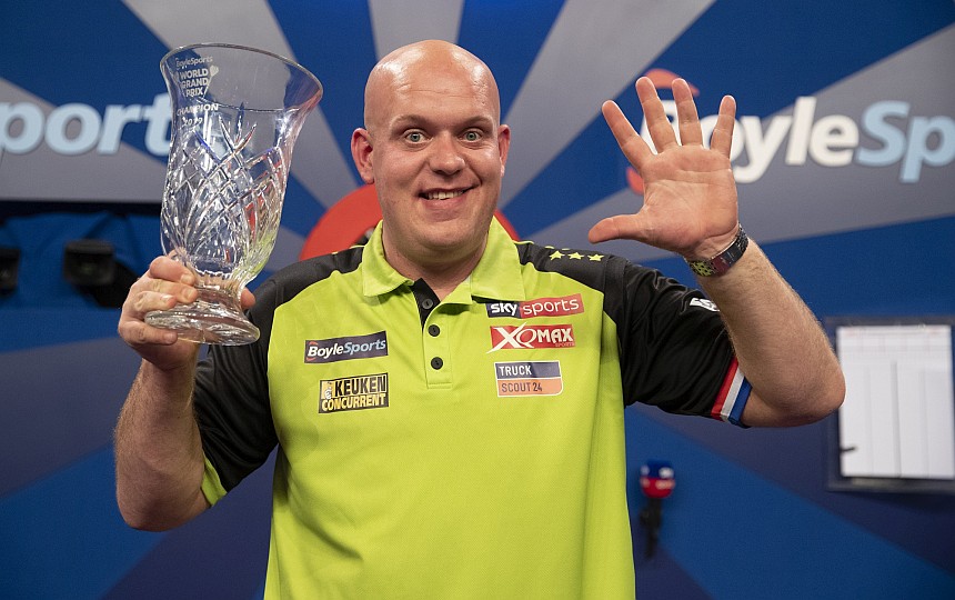 Michael van gerwen verteidigt world grand prix titel 2019 10 12