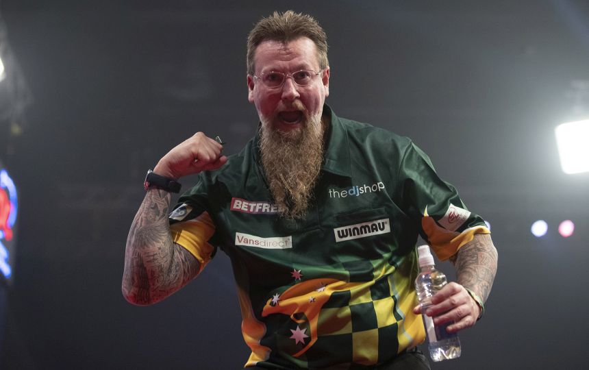 World matchplay van gerwen vorgefuehrt knappes aus fuer clemens und suljovic 2020 07 22