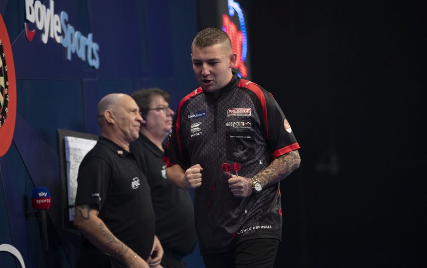 Grand slam aspinall ringt price nieder van gerwen verweist anderson deutlich 2020 11 21
