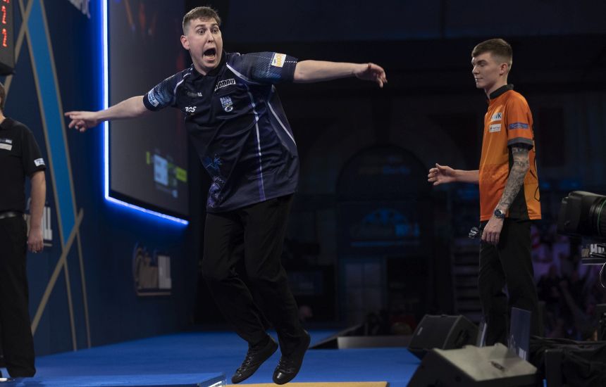 Dart wm 2022 borland wirft 9 darter im decider wright problemlos 2021 12