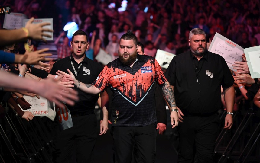 Players championship michael smith mit 9 darter und doppelschlag 2022 05 11