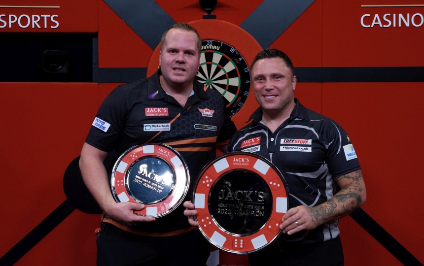 Gerwyn price feiert zweiten world series finals titel 2022 09