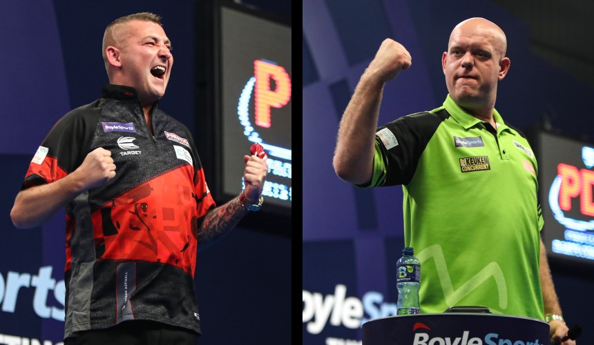 World grand prix 2022 finalvorschau van gerwen oder aspinall 2022 10 09