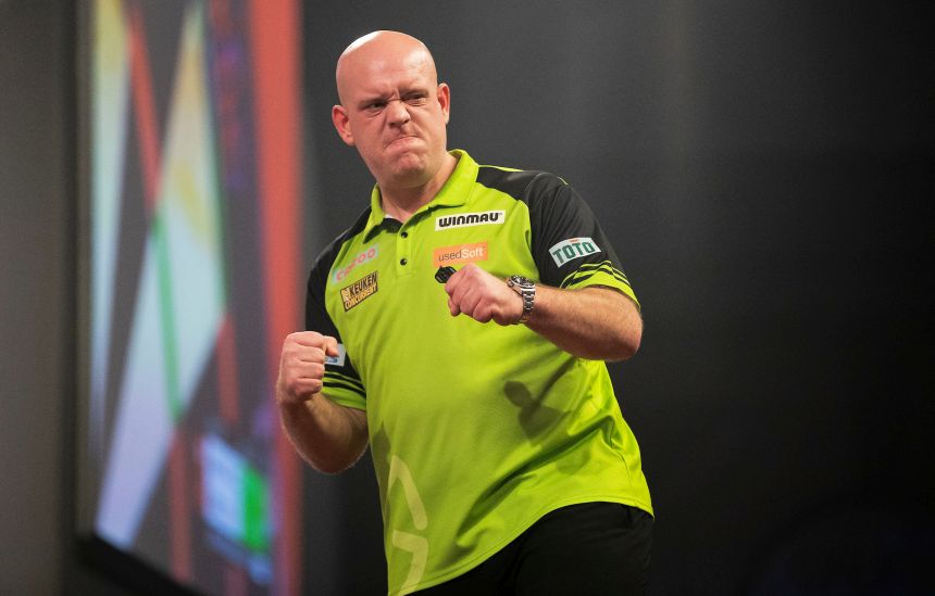 Dart wm 2023 van gerwen gibt nur drei legs gegen dobey ab 2023 01