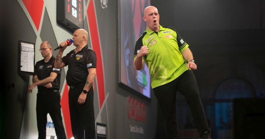 Dart wm 2023 van gerwen stuermt ins wm finale 2023 01