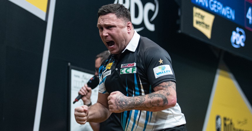 Gerwyn price gewinnt die european darts open in leverkusen 2023 03
