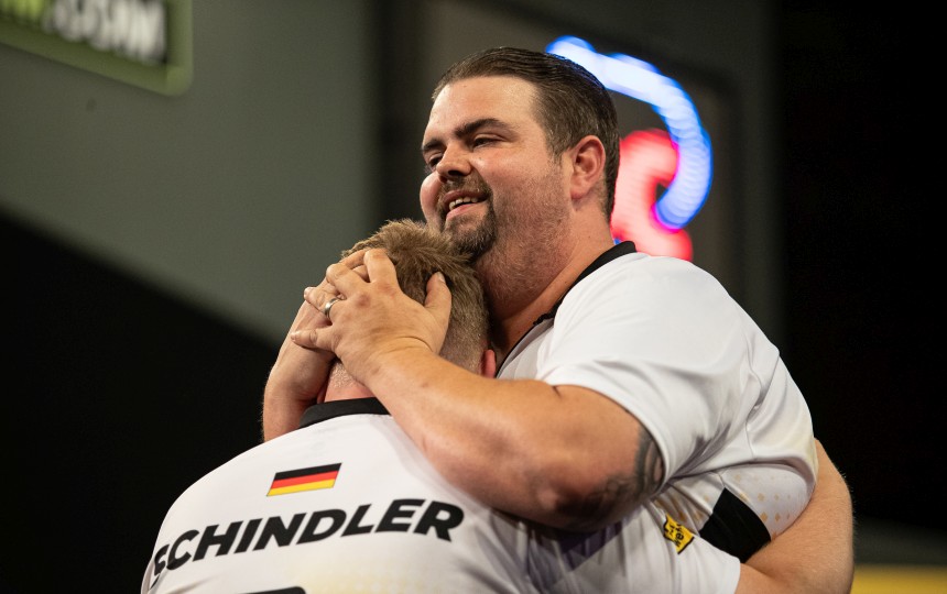 World cup of darts deutschland duepiert england belgien stuerzt titelverteidiger 2023 06 18