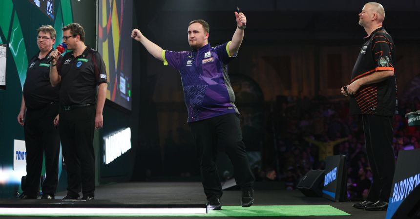 Dart wm 2024 littler dominiert humphries und dolan siegen in satz 7 2023 12