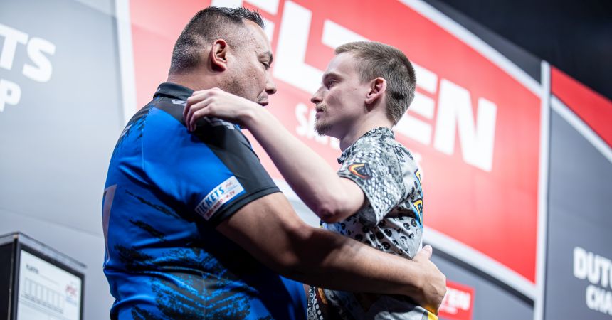 Dutch darts championship pietreczko unterliegt wattimena chisnall stark 2024 05