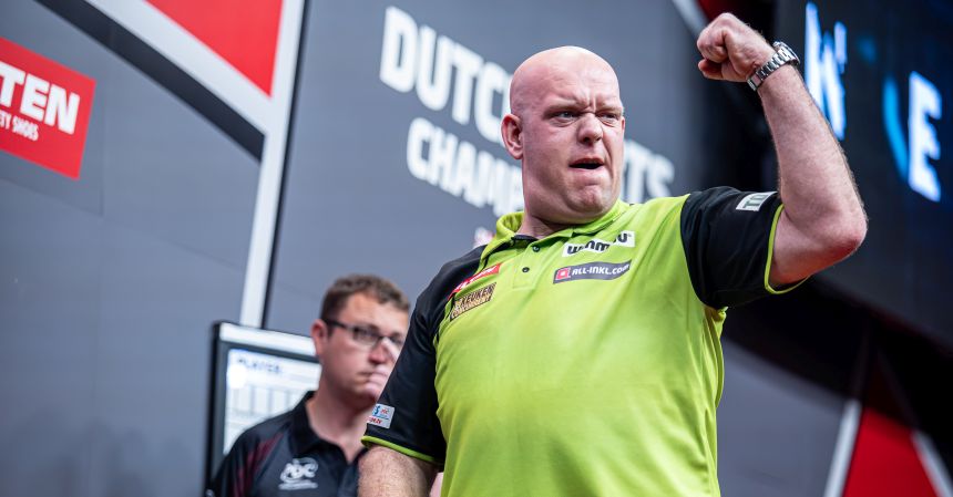 Michael van gerwen gewinnt die hungarian darts trophy 2024 2024 09