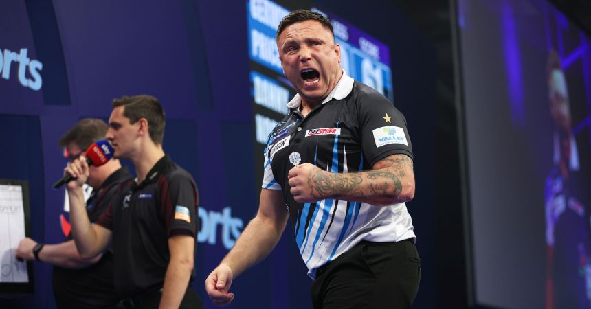 World grand prix price uebersteht matchdart van gerwen gewinnt kein leg 2024 10