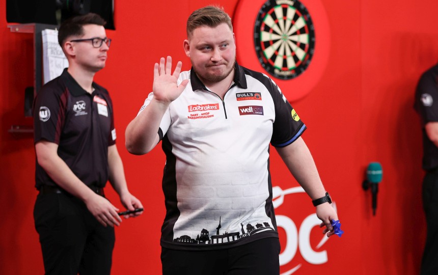Winmau world masters 2025 auslosung schindler gegen clayton 2025 01