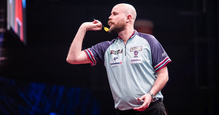 Pdc europe next gen mueller im master out finale von kuhn bezwungen 2025 03