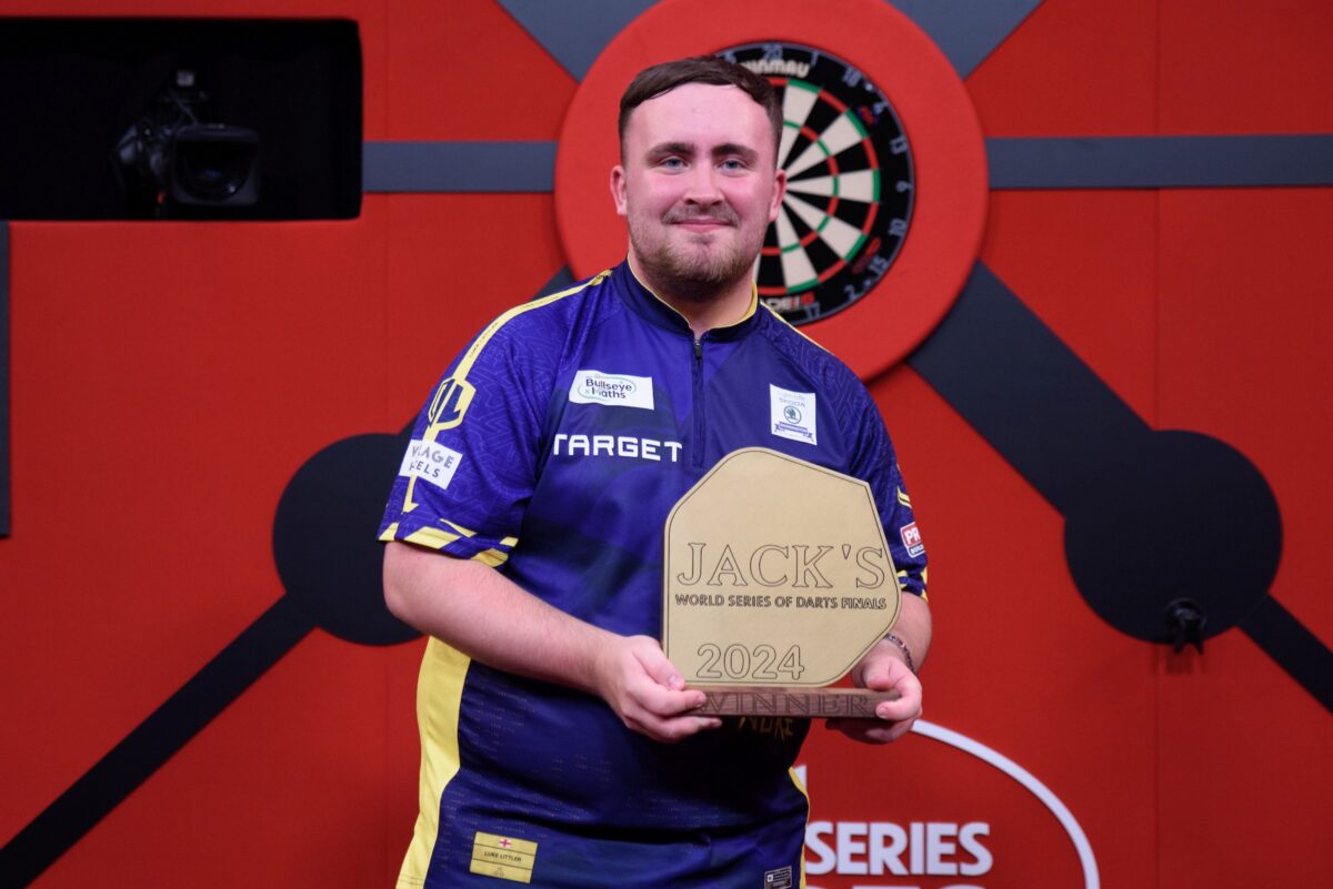 Luke Littler gewann 2024 die World Series of Darts Finals