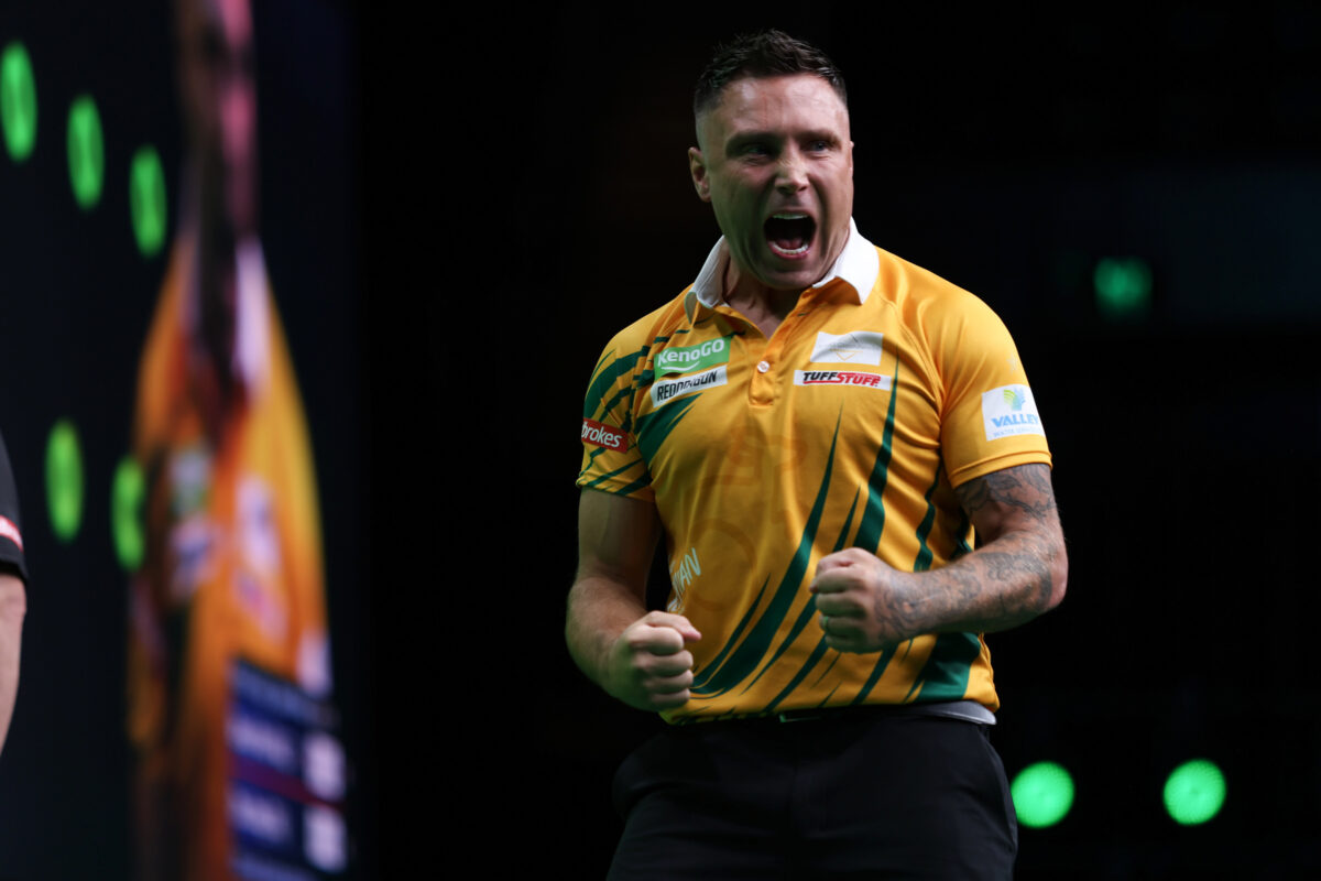 Gerwyn Price zeigt die beste Leistung an Tag 1 beim NZ Darts Masters