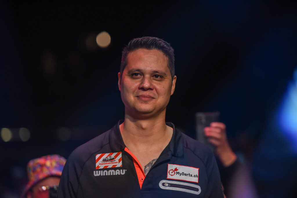 Denis Schnetzer am Anfang des Walk-On.