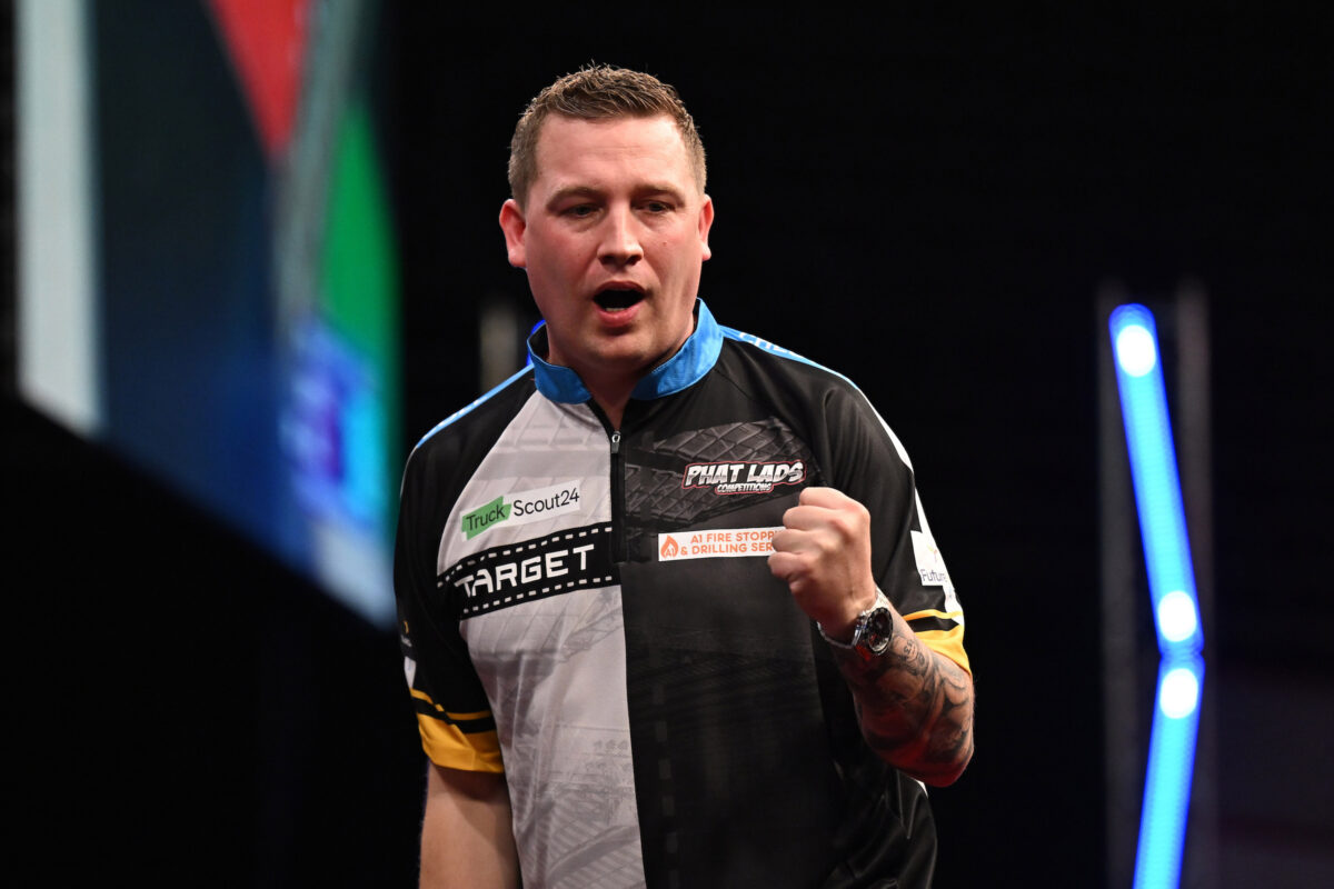 Chris Dobey kann das 33. Players Championship Turnier für sich entscheiden