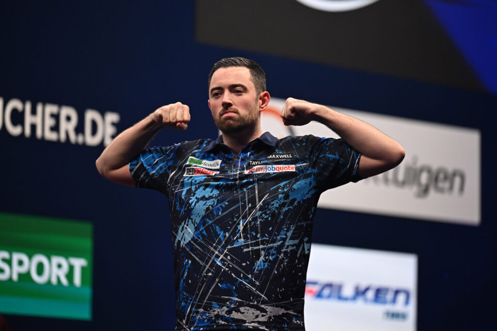 Luke Humphries verpasst im Finale einen Matchdart gegen Gian van Veen
