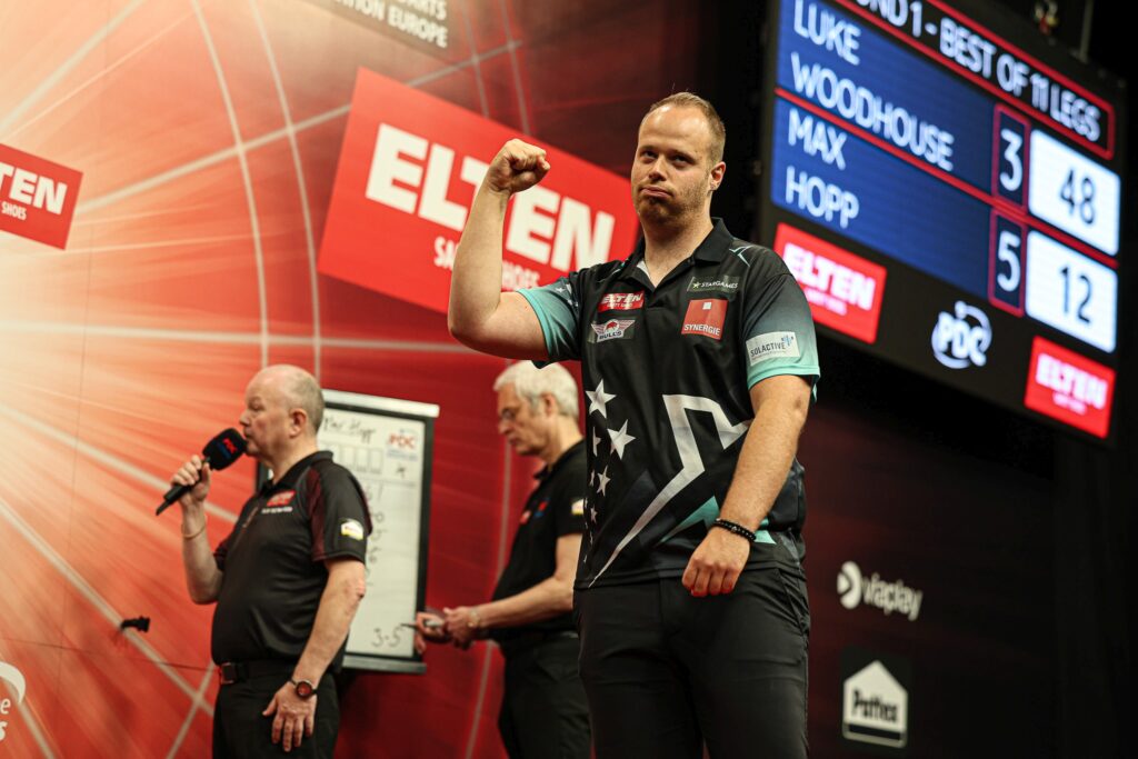 Max Hopp rettet sich gerade so zu den Players Championship Finals
