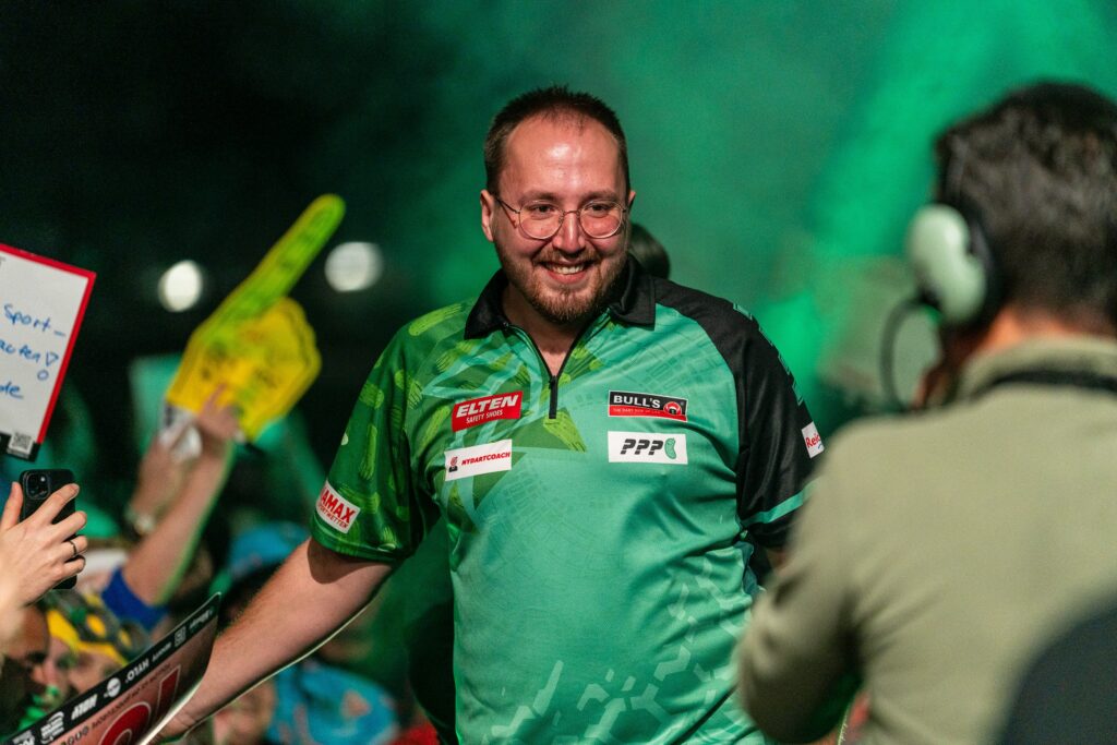 Maximilian Czerwinski bei seinem Debüt auf der European Tour