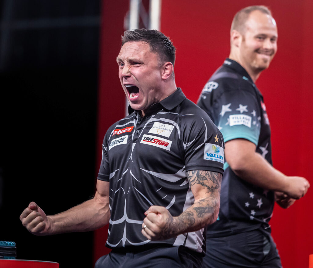 Gerwyn Price bezwingt Max Hopp zum Auftakt der Players Championship Finals mit 6:2