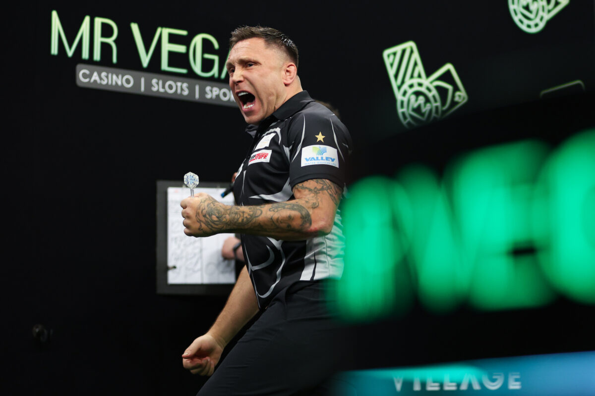 Gerwyn Price steht als erster Halbfinalist des Grand Slam of Darts 2025 fest