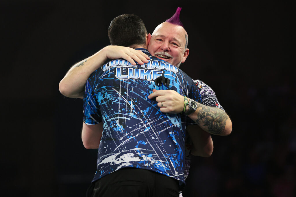Peter Wright bezwingt Luke Humphries bei der Dart WM 2025