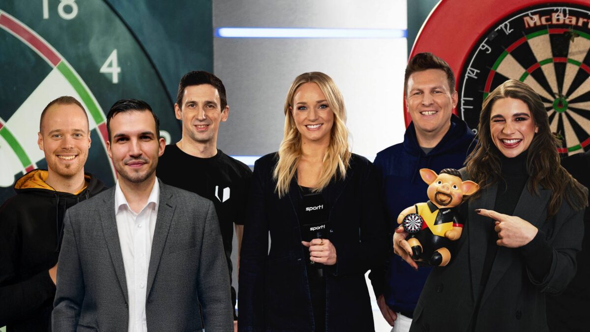 Sport1 berichtet auch 2026 mit vielen Sendestunden live von der Darts-WM